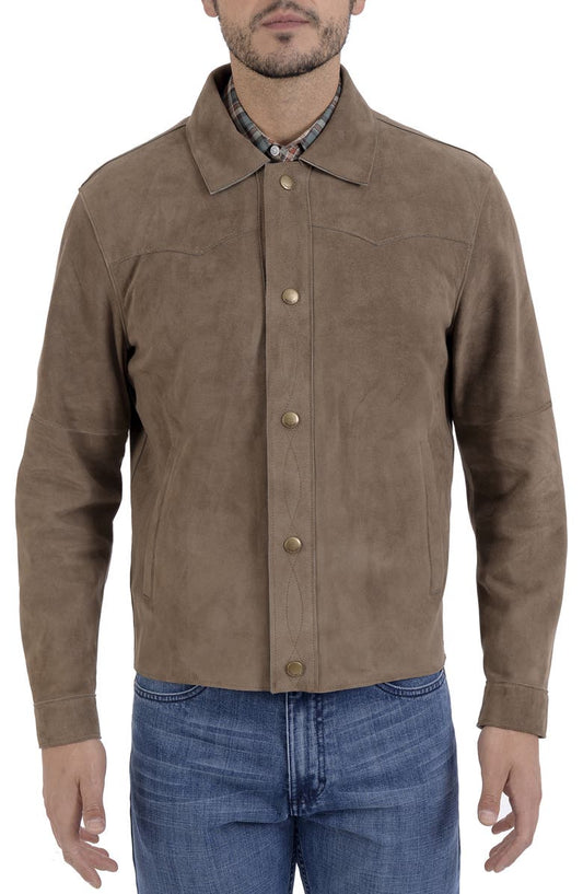 Suede Long Sleeve Shacket
