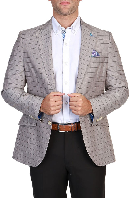 Mini Windowpane Sport Coat