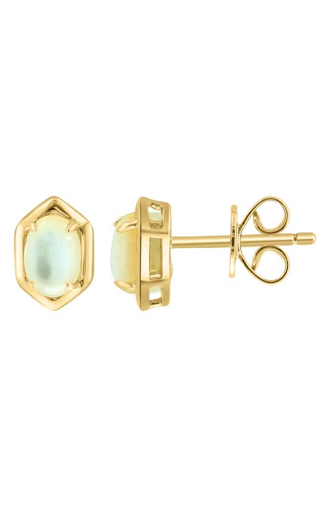 Mother-of-Pearl Stud Earrings