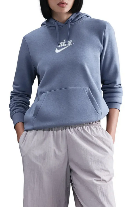 Club Logo Fleece Pullover Hoodie