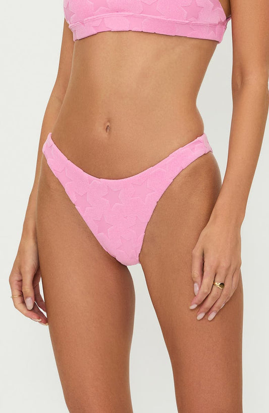 Kaylin Rib High Cut Bikini Bottoms
