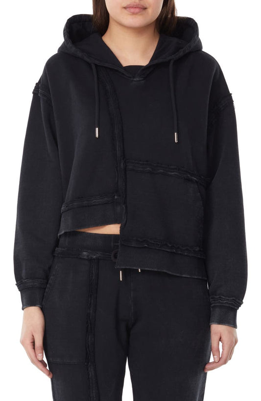 Asymmetrical Cotton Hoodie