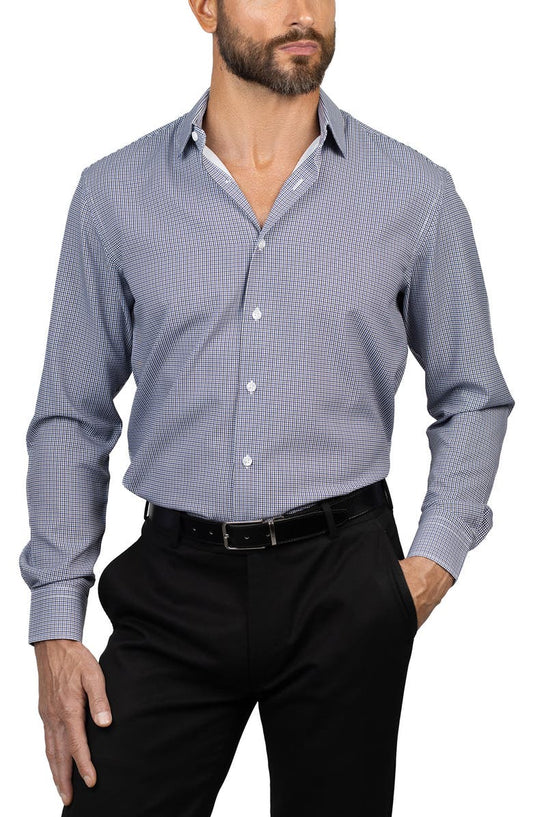 Trim Fit Check Dress Shirt