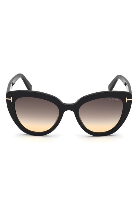 Gafas de sol de ojo de gato degradado de 53 mm