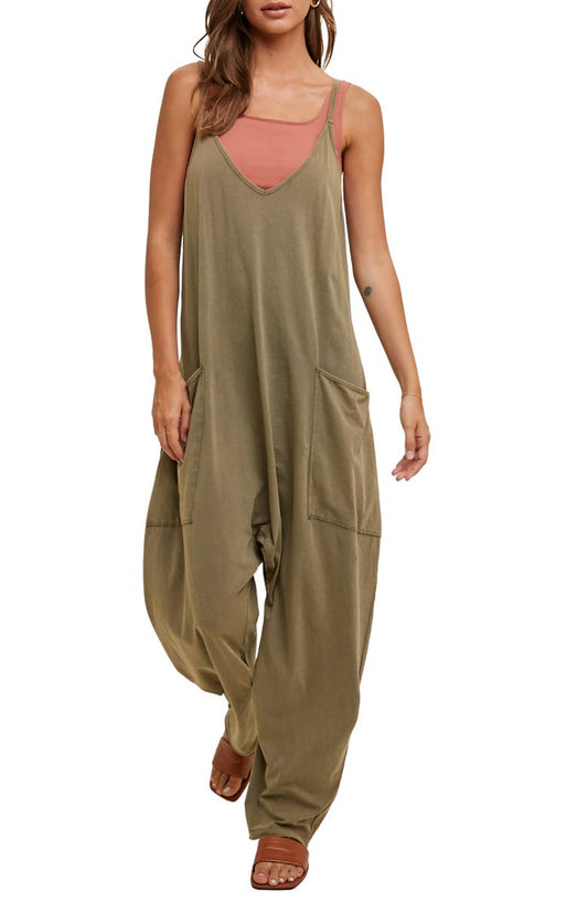 Oversize Knit Jumpsuit