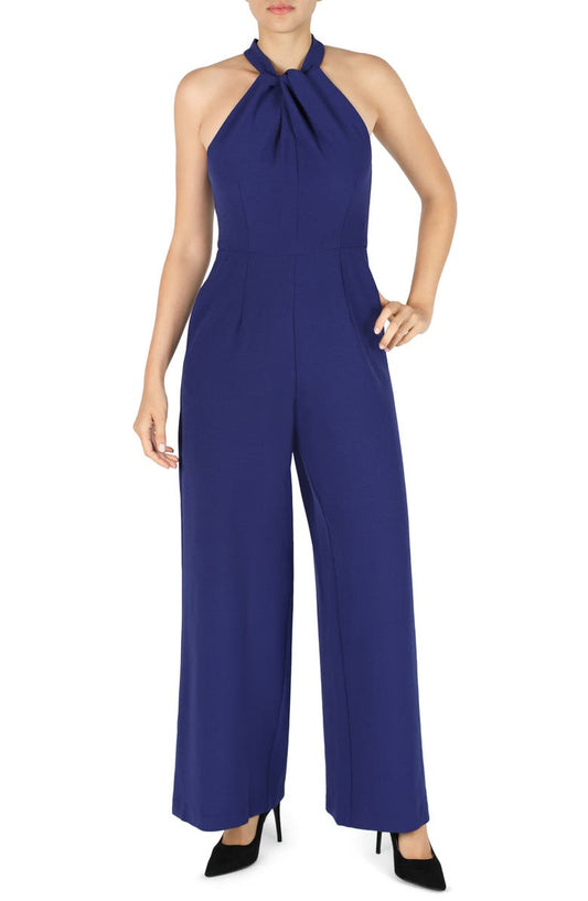 Halter Neck Wide Leg Jumpsuit