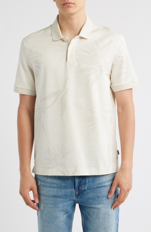 Parris Floral Jacquard Polo