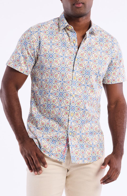 Holmes Short Sleeve Cotton Dress Shirt
