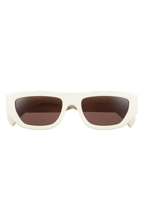 Gafas de sol rectangulares de 53 mm