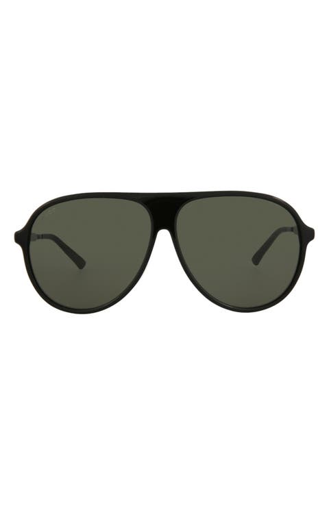 61mm Aviator Sunglasses