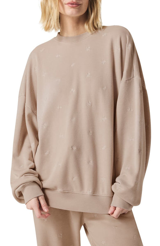 Elise Embroidered Oversize Sweatshirt