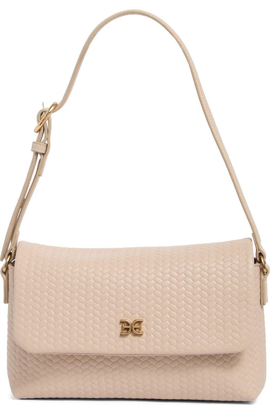 Eva Woven Shoulder Bag