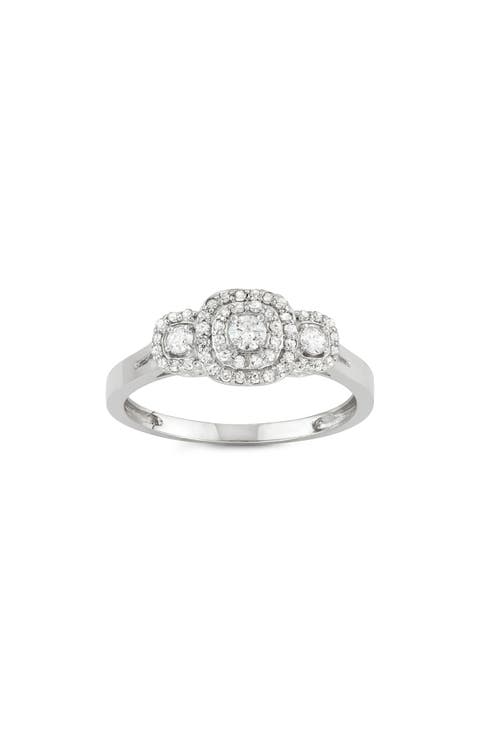 10K Gold Diamond Ring - 0.46ct.