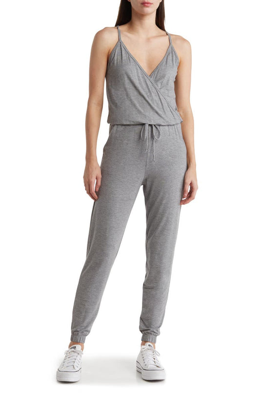 Sleeveless Drawstring Waist Jumpsuit