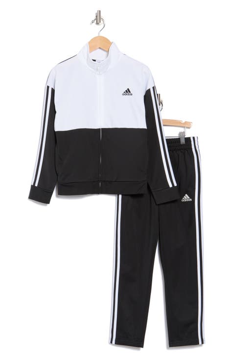 Conjunto de chaqueta de chándal y pantalones de tricot para niños (niño grande)