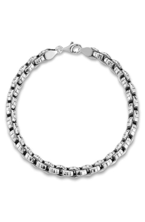 Men's Round Box Chain Bracelet