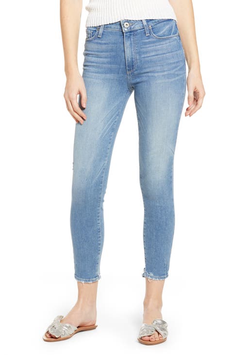 Vaqueros ajustados cortos de cintura alta vintage Hoxton Transcend (Atterbury)