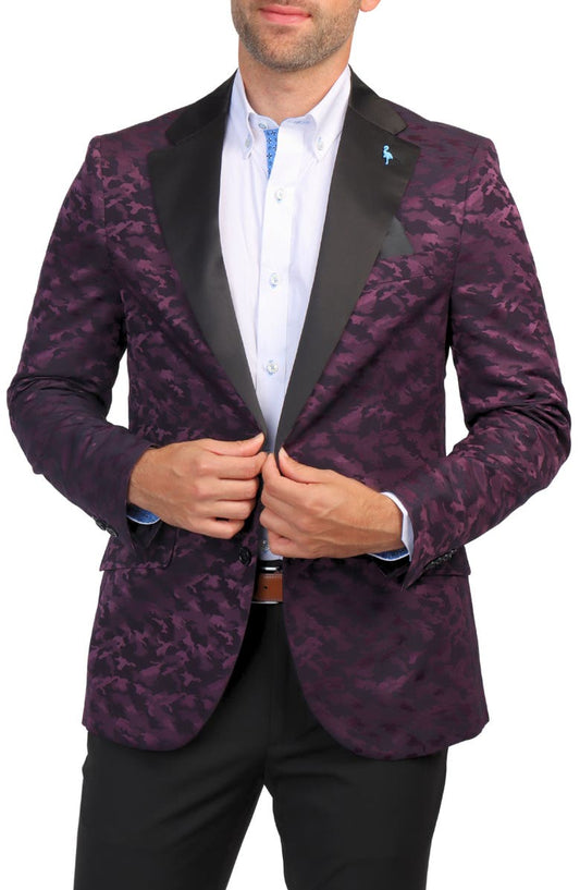 Camo Jacquard Dinner Jacket