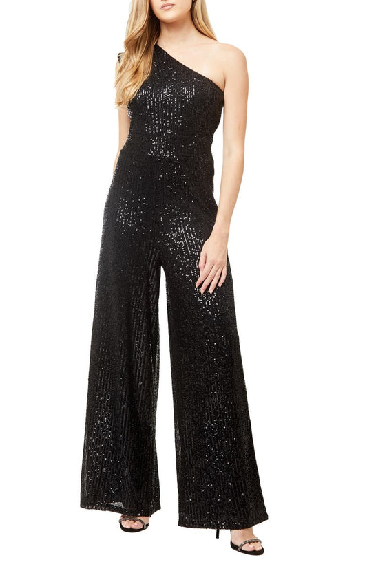 Jupiter Sequin One-Shoulder Jumpsuit