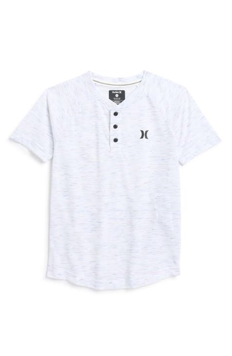 Henley de punto flameado Rainbow Cloud para niños (niño grande)