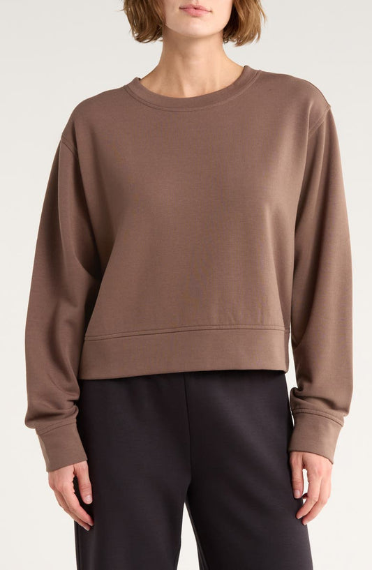Cozy Knit Crewneck Sweatshirt
