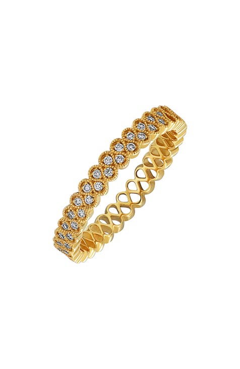 Anillo Apilable Rita Diamante - 0,13ct. (Exclusivo Nordstrom)