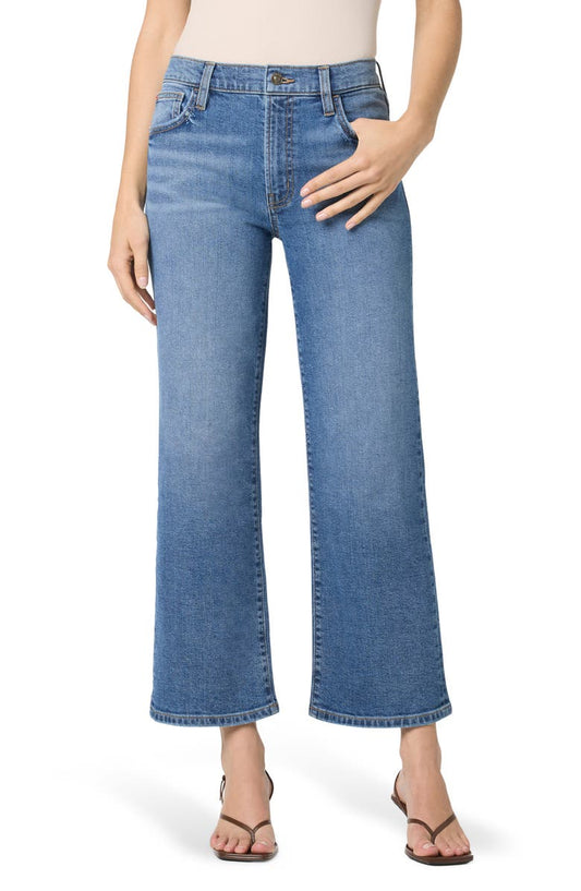 Rosalie High Rise Wide Leg Ankle Crop Jeans