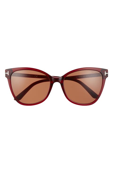 Ani 58mm Gradient Cat Eye Sunglasses