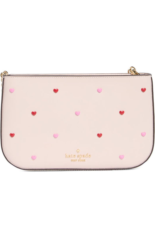 heart pochette shoulder bag
