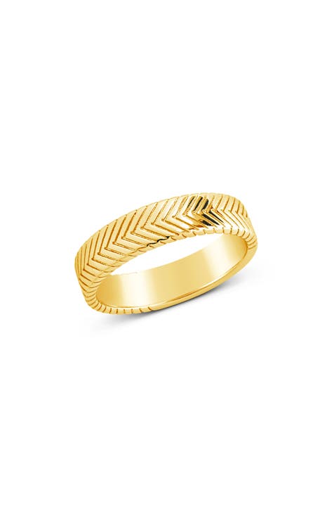 Anillo Jeanne Chevron