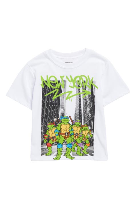 Camiseta gráfica de las Tortugas Ninja Teenage Mutant para niños (niño pequeño)