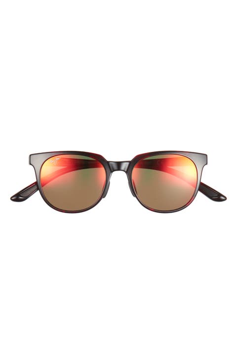 49mm Polarized Round Sunglasses