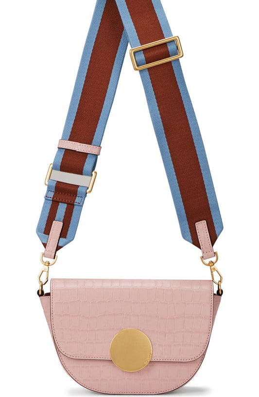 Lottie Croc Embossed Crossbody Bag