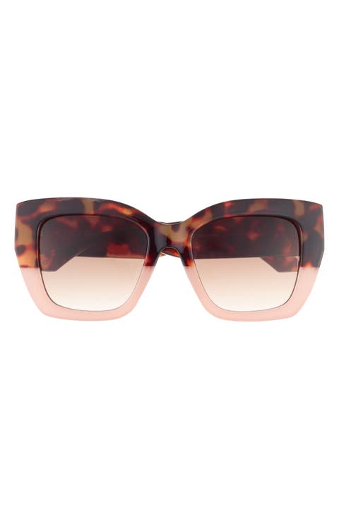51mm Gradient Cat Eye Sunglasses