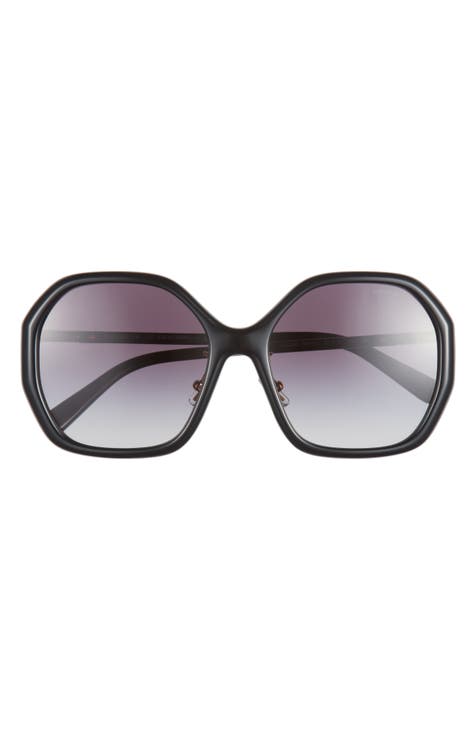 Gafas de sol redondas degradadas de 57 mm