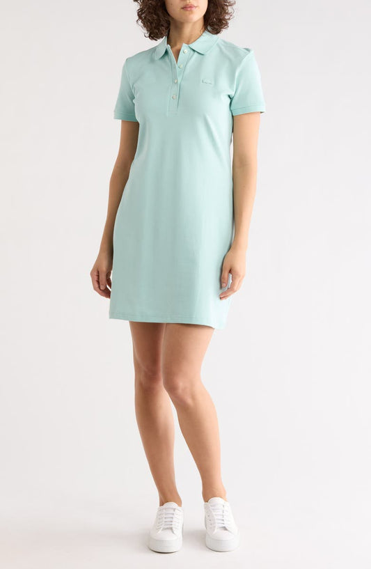 Stretch Cotton Polo Dress