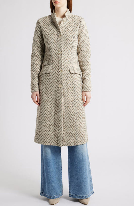 Cozy Bouclé Knit Topcoat