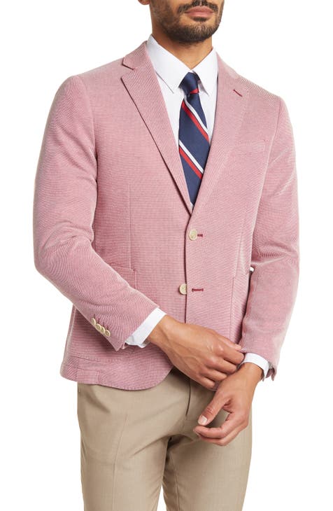 Blazer de punto con solapa de muesca