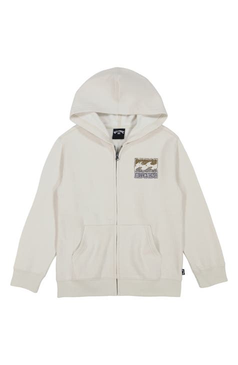 Sudadera con capucha con cremallera gráfica Crayonwave para niño (niño grande)