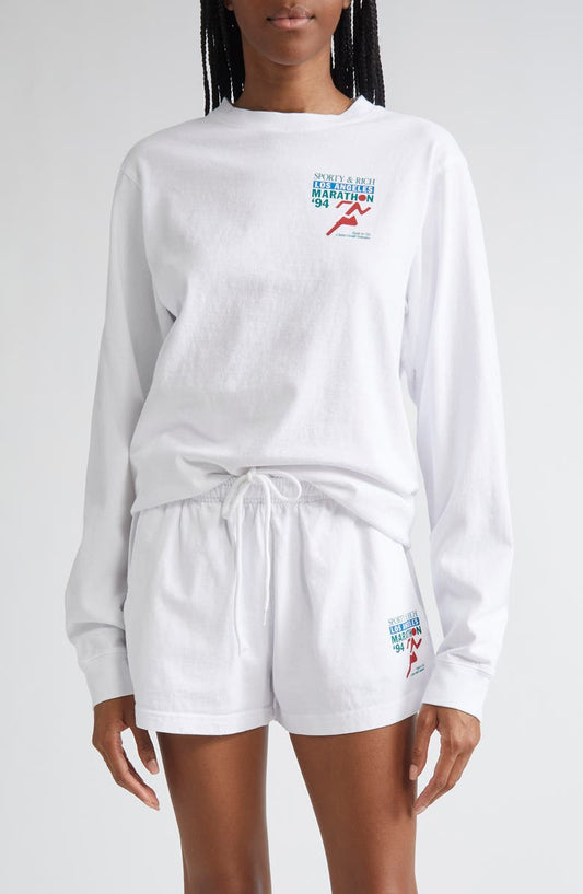 LA Marathon Long Sleeve Cotton T-Shirt