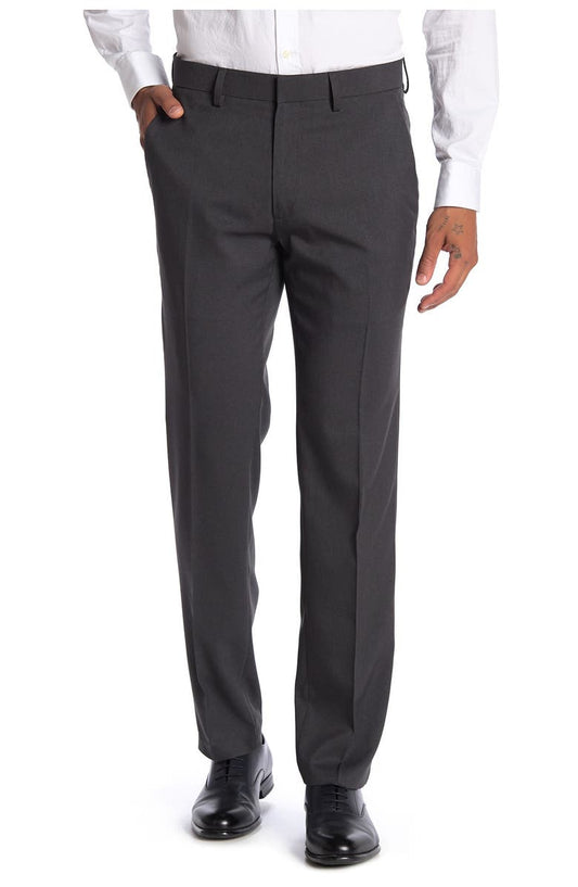 Mini Check Straight Fit Dress Pants