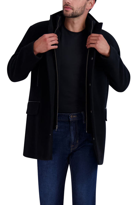 Plush Wool Blend Coat