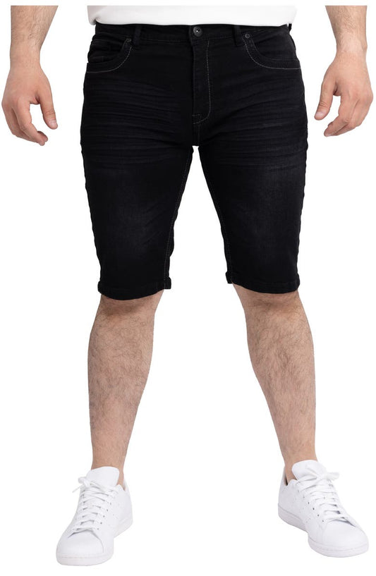 Cultura Saddle Stitch Straight Leg Denim Shorts