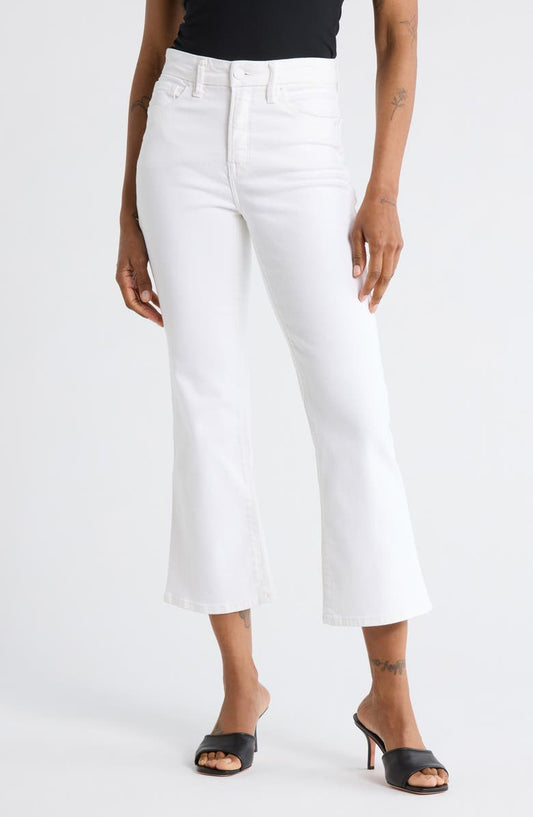 Good Legs Crop Mini Bootcut Jeans