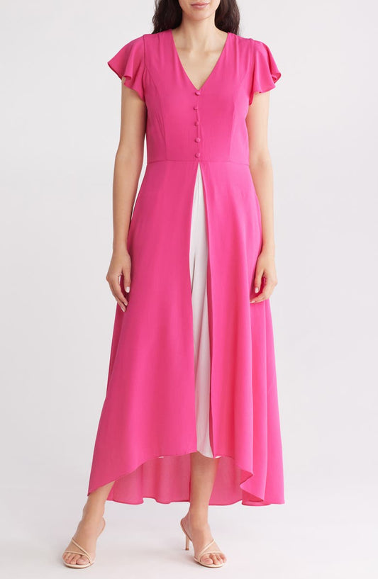 Short Sleeve Maxi Jumpsuit