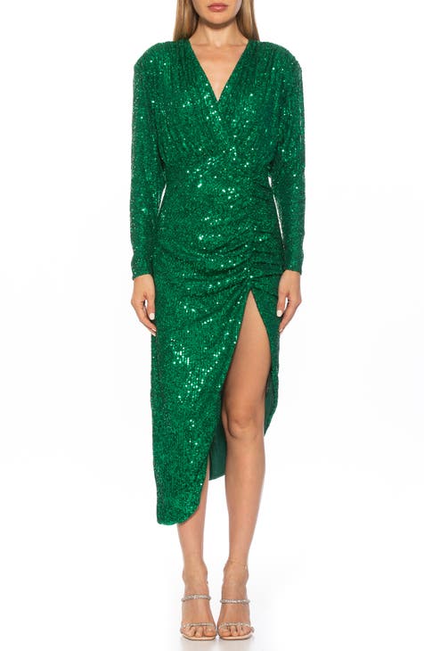 Vestido con sobrepelliz y mangas dolman Silena