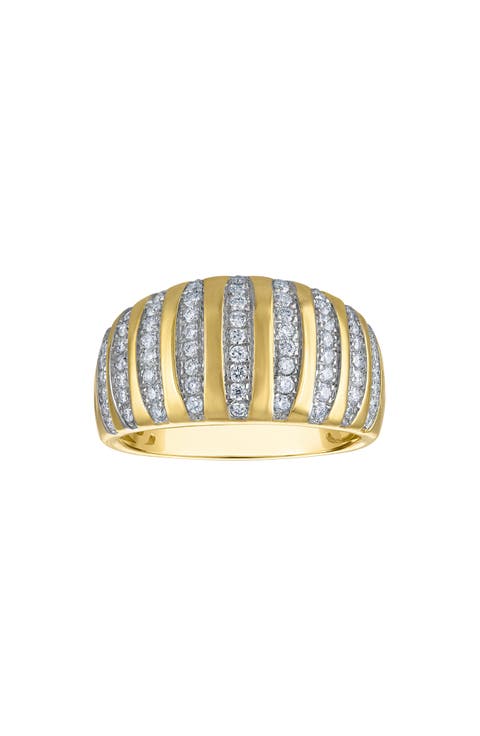 Sterling Silver Lab Grown Diamond Ring