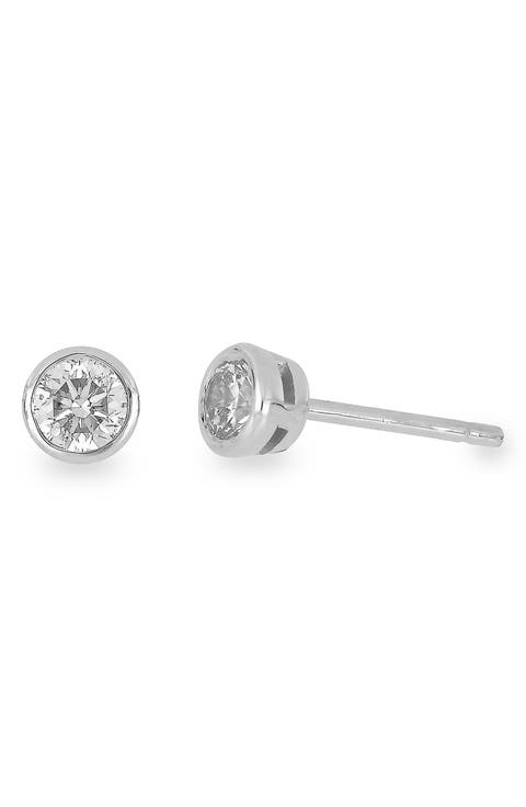 Bezel Diamond Stud Earrings - 0.50 ctw. (Nordstrom Exclusive)