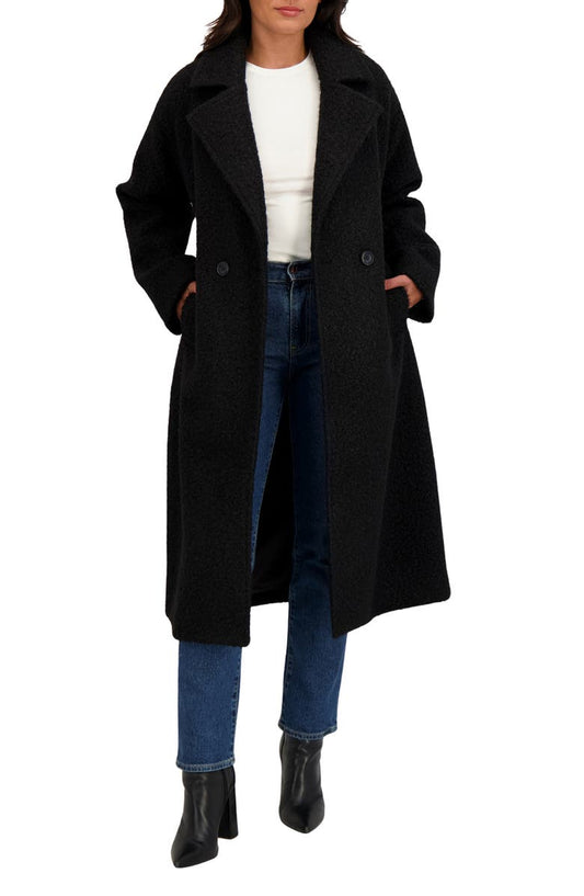 Bouclé Longline Coat