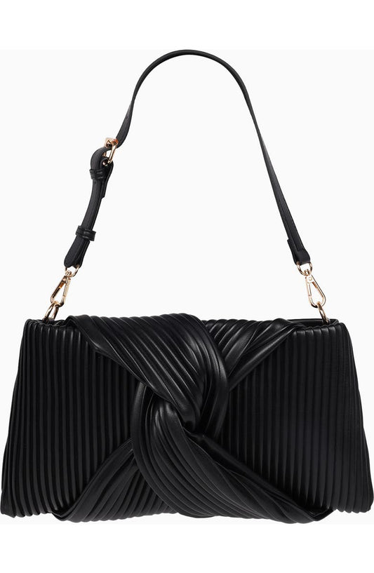 Pleated Knot Clutch
